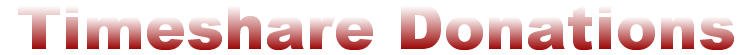 Time Share Donations